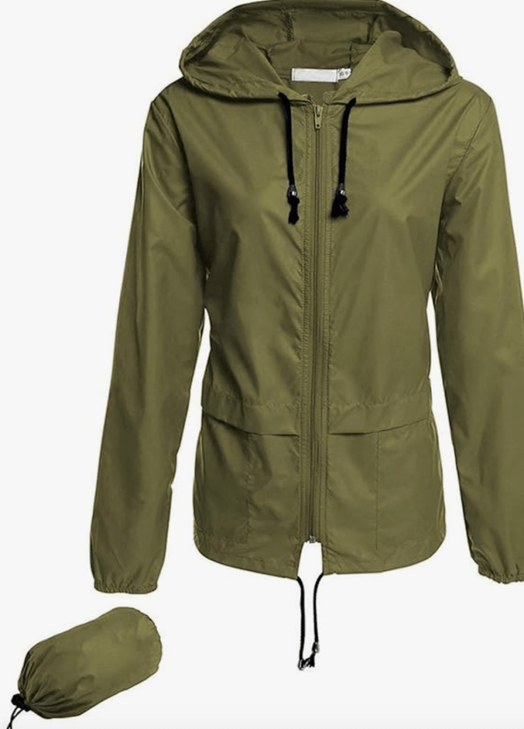 water resistant windbreaker